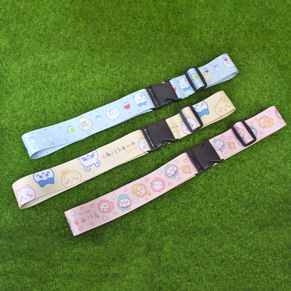 【百科良品】吉伊卡哇 Chiikawa 行李箱束帶 綁帶 旅行束帶 直式橫式20~28吋專用(台灣製正版授權)-黃, 黃, large