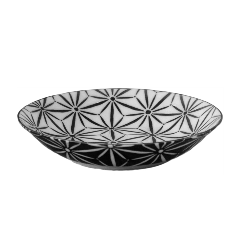 Komon dinner plate (hemp leaf), , large