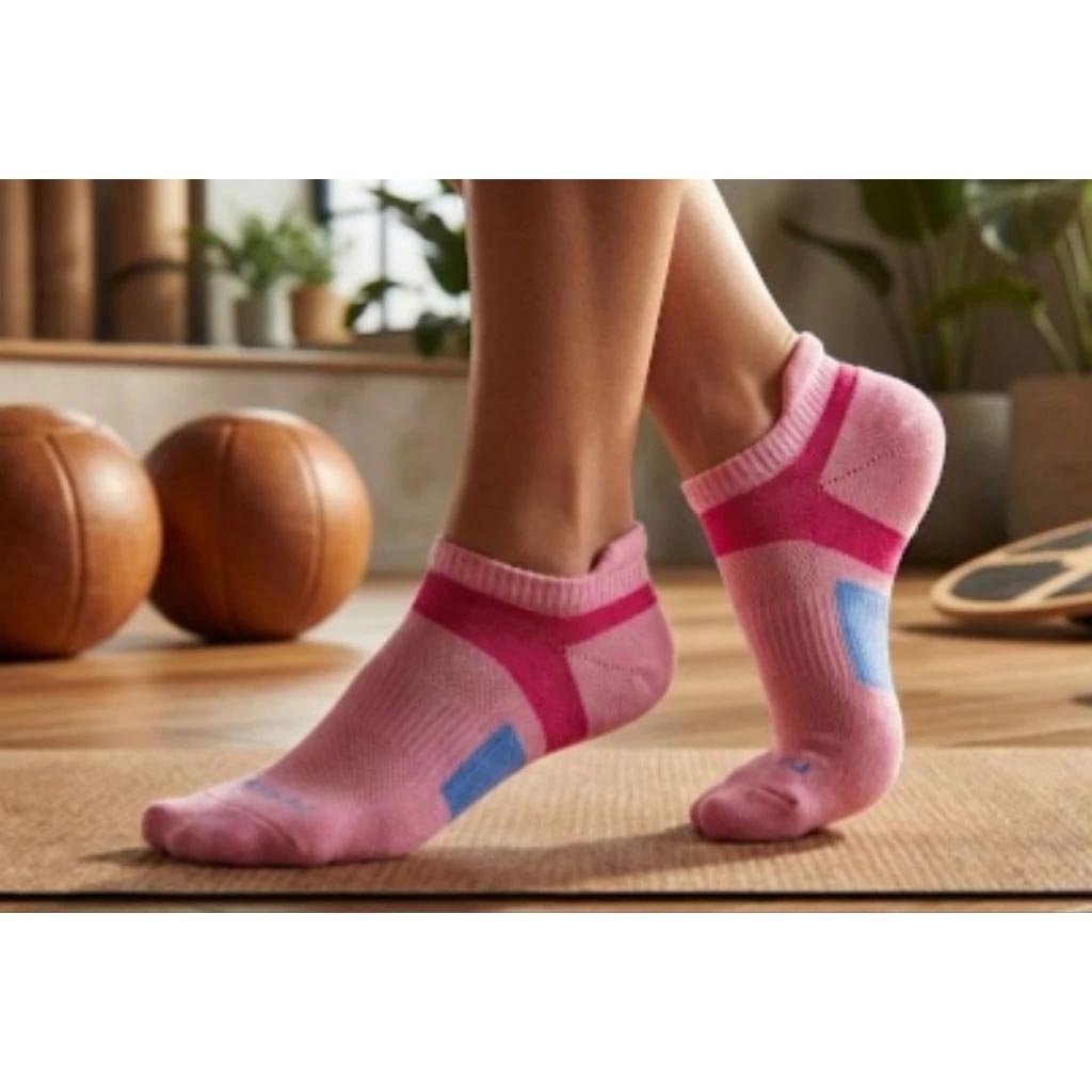 [Kaimei Cotton Industry] Randomly excellent MIT made in Taiwan, top-notch sweat-absorbent and deodorant, small ears, boat-shaped arch socks, sports socks, thickened and deodorized, 20-24cm, , large