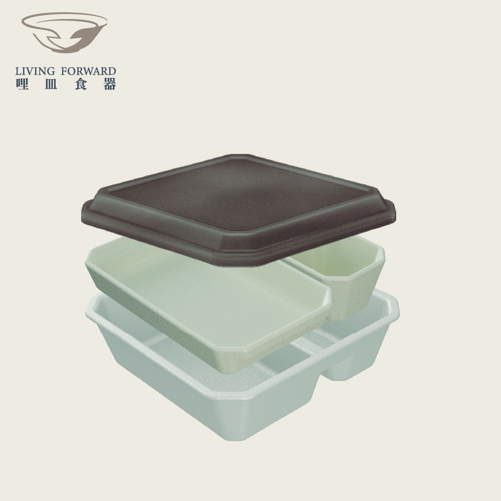 【哩皿食器】台灣製  C-Bento 潔晶餐盒 可微波, , large