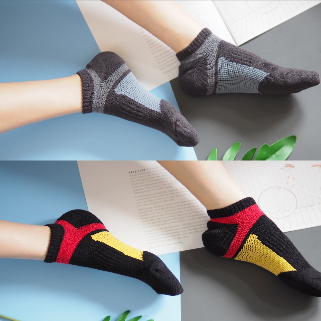 [Kaimei Cotton] 3 pairs set of MIT made in Taiwan low-cut arch-protective sports socks (20-24cm), , large