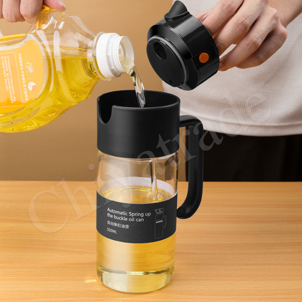 【百科良品】ZETON快拆式上蓋 自動開合 油瓶 油壺 醬油瓶 醋瓶 酒壺 調味瓶-550ml-藍, 藍色, large