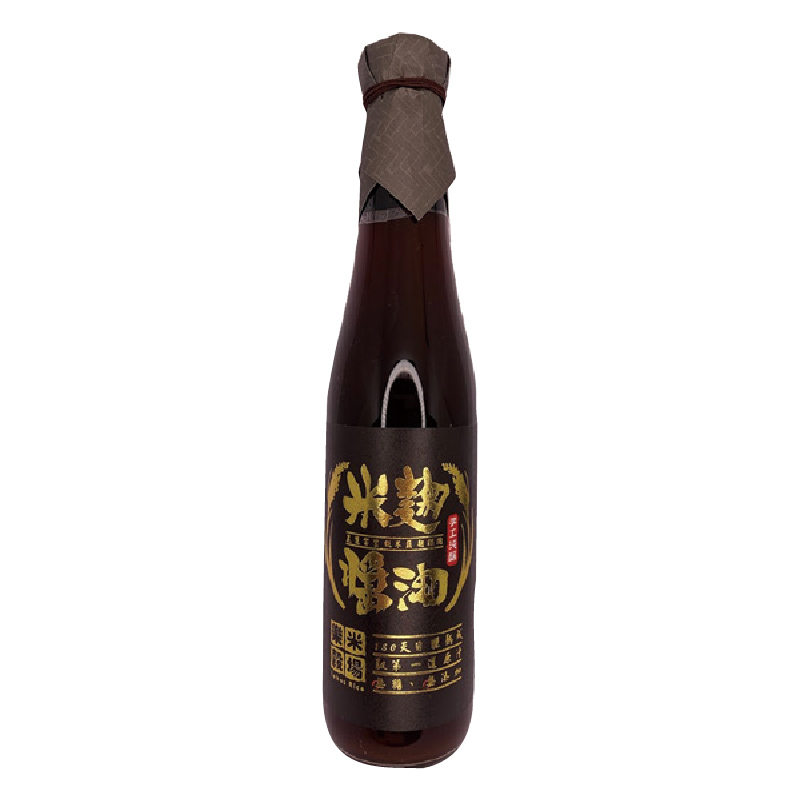 樂米穀場-無添加米麴黑豆醬油420ml, , large