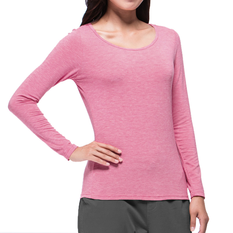 三槍牌女蓄暖長袖衫-L