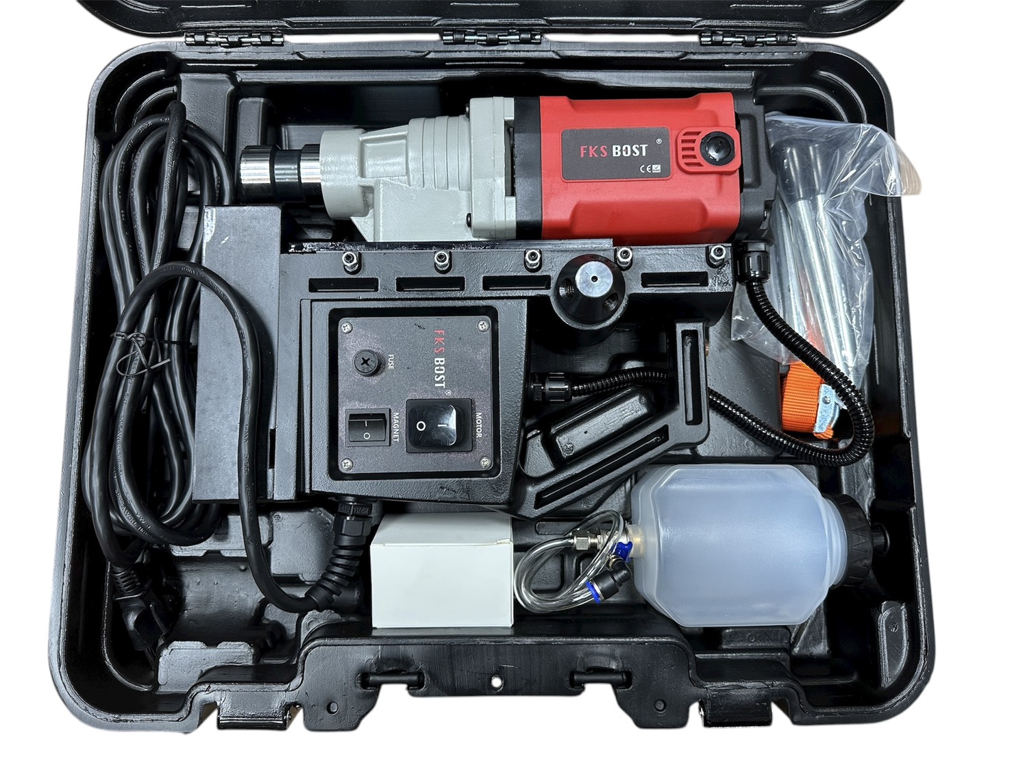 WIN五金 MK-POWER 強力型MK-35磁性鑽孔機 磁性鑽台 電鑽 鋼構鑽台 開孔機 鑽台 磁性鑽台, , large