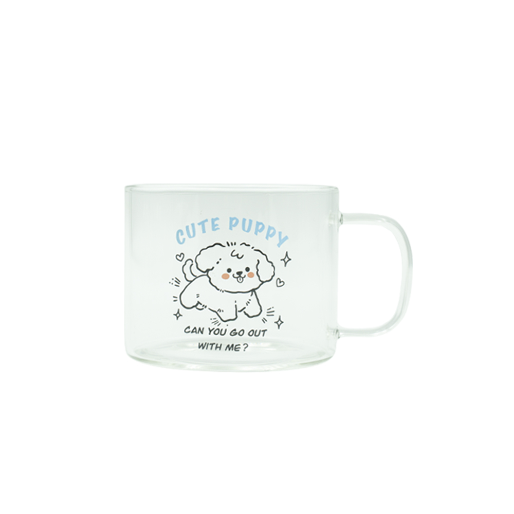 Animal glass mug 500ml, , large