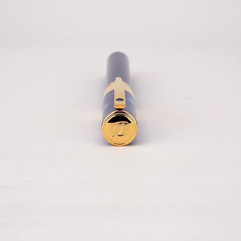 S.T.Dupont 都彭 錦鯉圖系列 D-INITIAL 鋼珠筆(262005), , large
