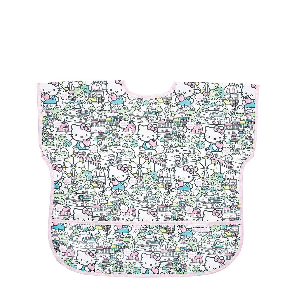 Bumkins 防水短袖圍兜兜-Hello Kitty, , large