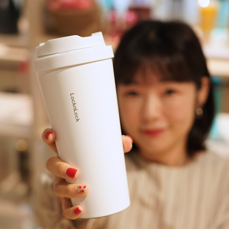 【LocknLock】316 Frosted Insulated Coffee Mug 550ml/block (Includes Cup Brush), , large