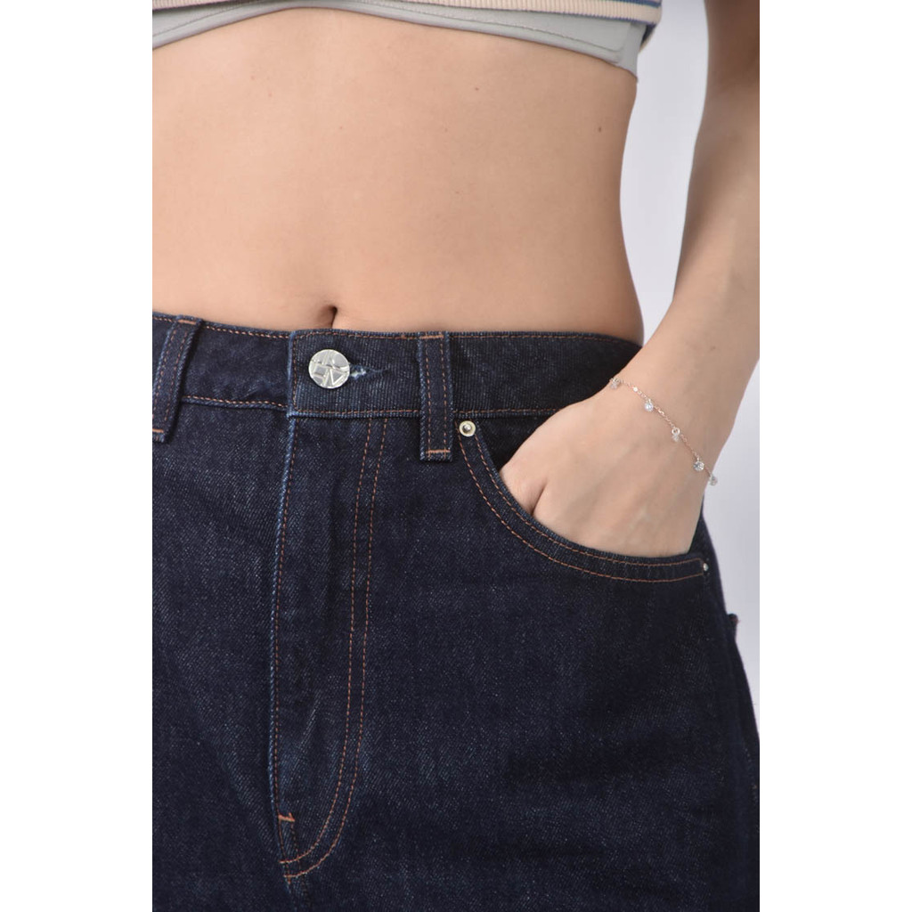 (XL) toteme studio高腰丹寧牛仔棉質純棉藍色長褲二手衣, , large