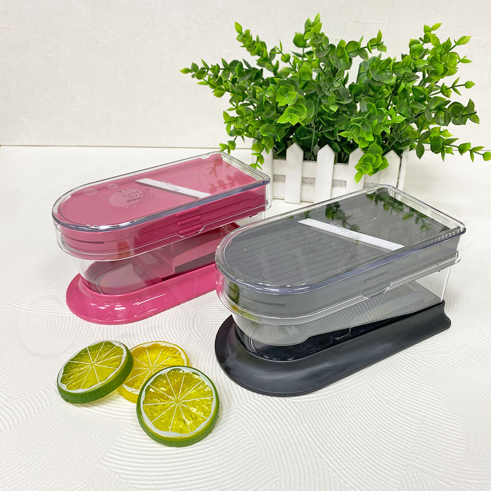 【KYOCERA京瓷】日本京瓷 陶瓷刀片三合一多功能 蔬果刨絲 切片 搗碎 料理器-黑(日本製), 黑色, large