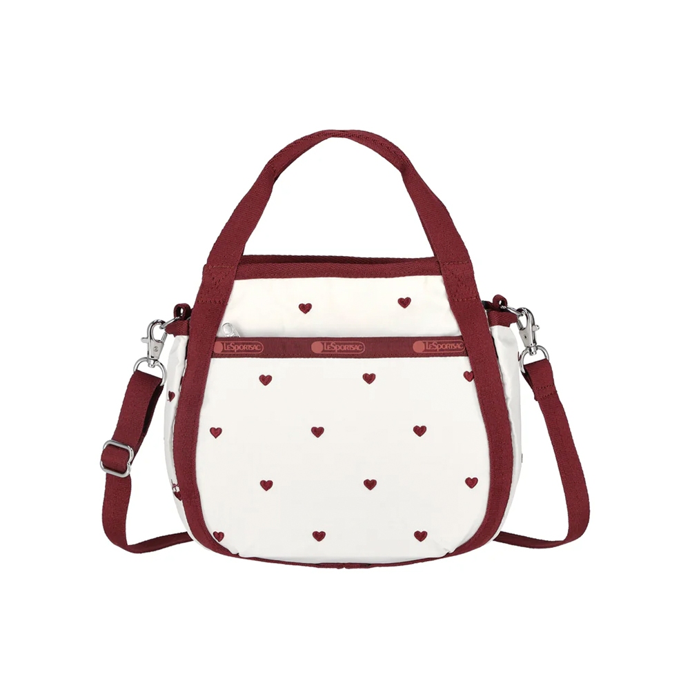 |快速出貨|Lesportsac Small Jenni Crossbody 斜背手提兩用包/ 莓果心刺繡, , large
