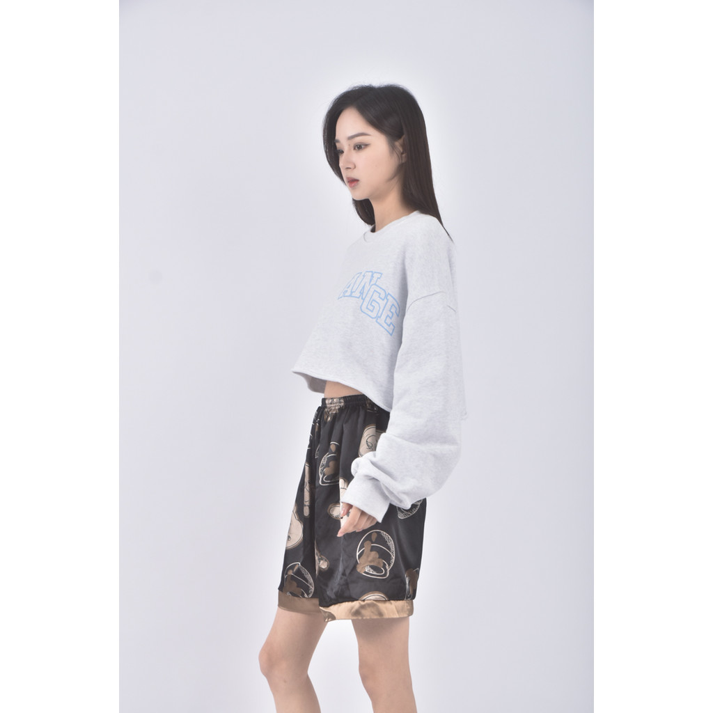 (S) 高腰維尼黑色短褲二手衣, , large