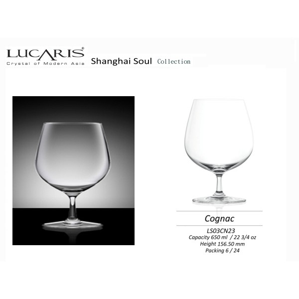 Lucaris無鉛水晶酒杯 白蘭地杯 康尼亞克酒杯 650cc 金益合玻璃器皿, , large