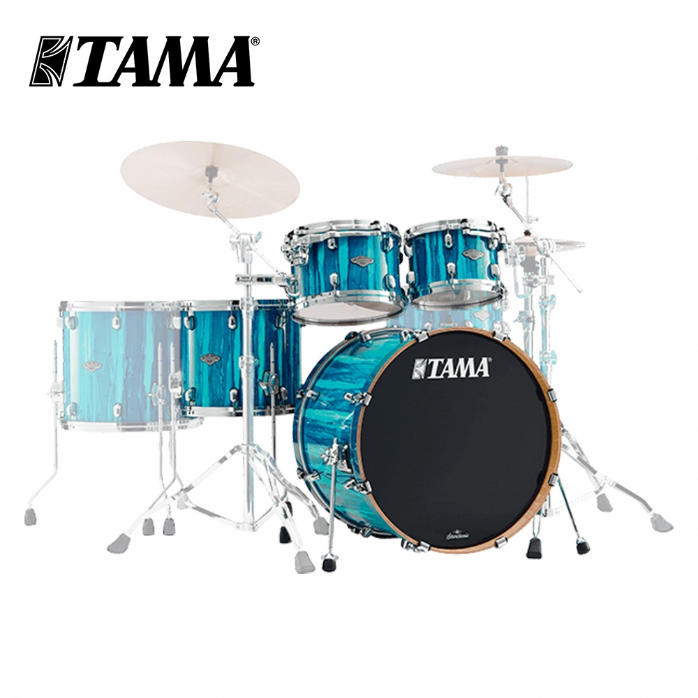 TAMA Starclassic Performer MBS42S-SKA 四件式 爵士鼓組 極光藍色【敦煌樂器】, , large