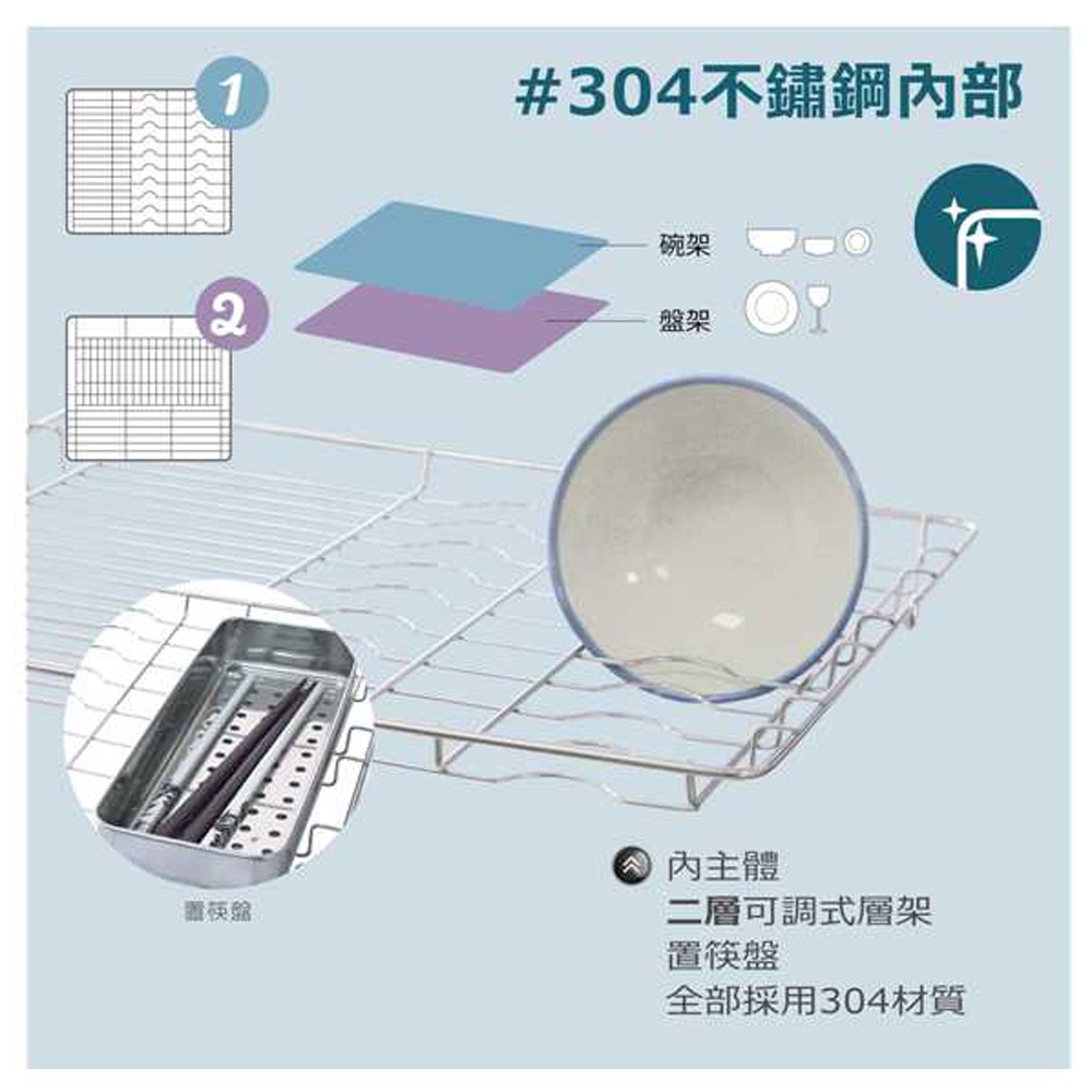 MingXiang UV Two-Layer Dish Dryer TT-908, , large