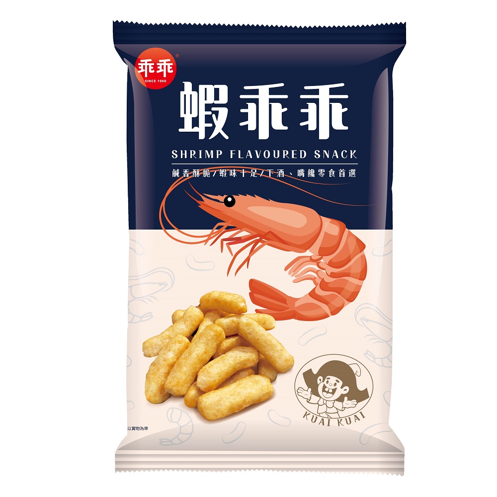 乖乖玉米脆條-蝦乖乖原味80g, , large