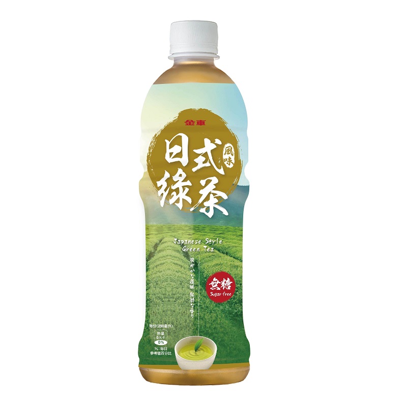 金車日式綠茶 580ml, , large