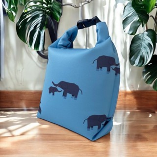 Reusable Food Storage Bag WaterProof ( silicone cloth)-Elephant, , large