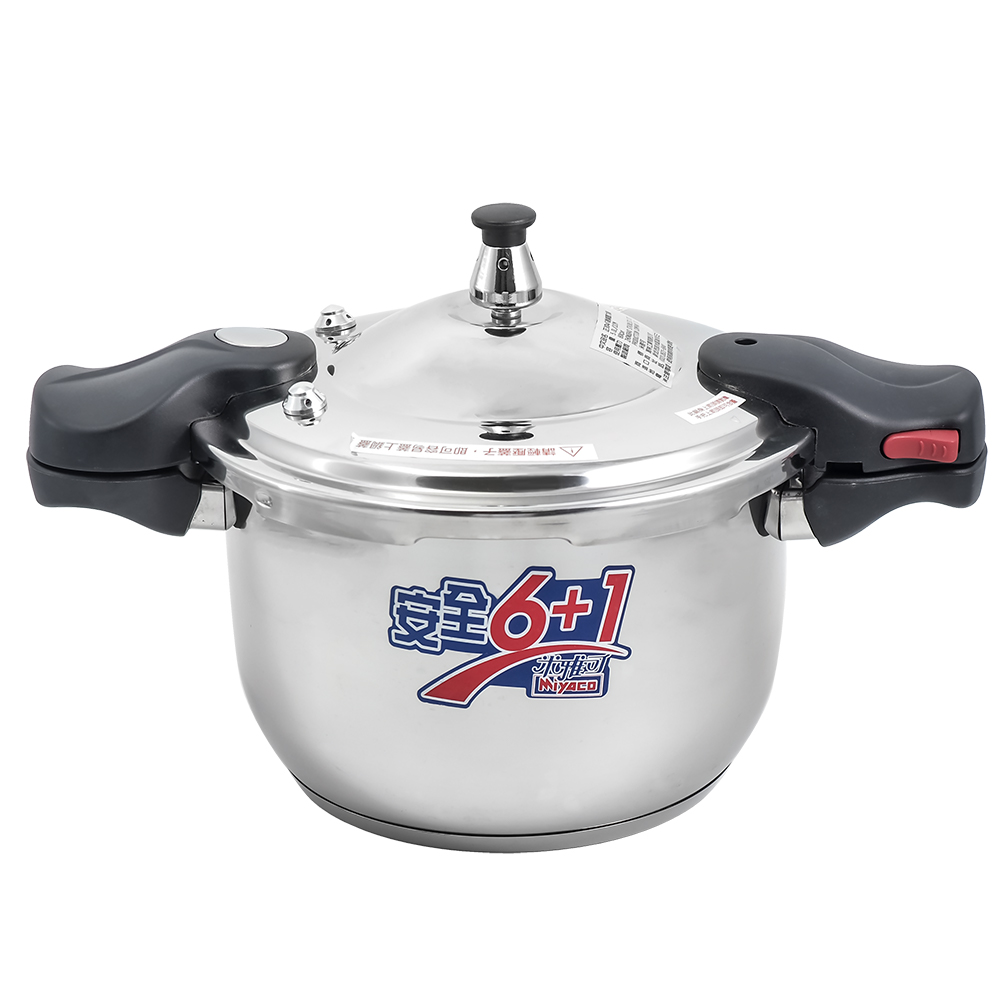 米雅可正304不鏽鋼安全6+1壓力鍋-5L-雙耳-1支, , large