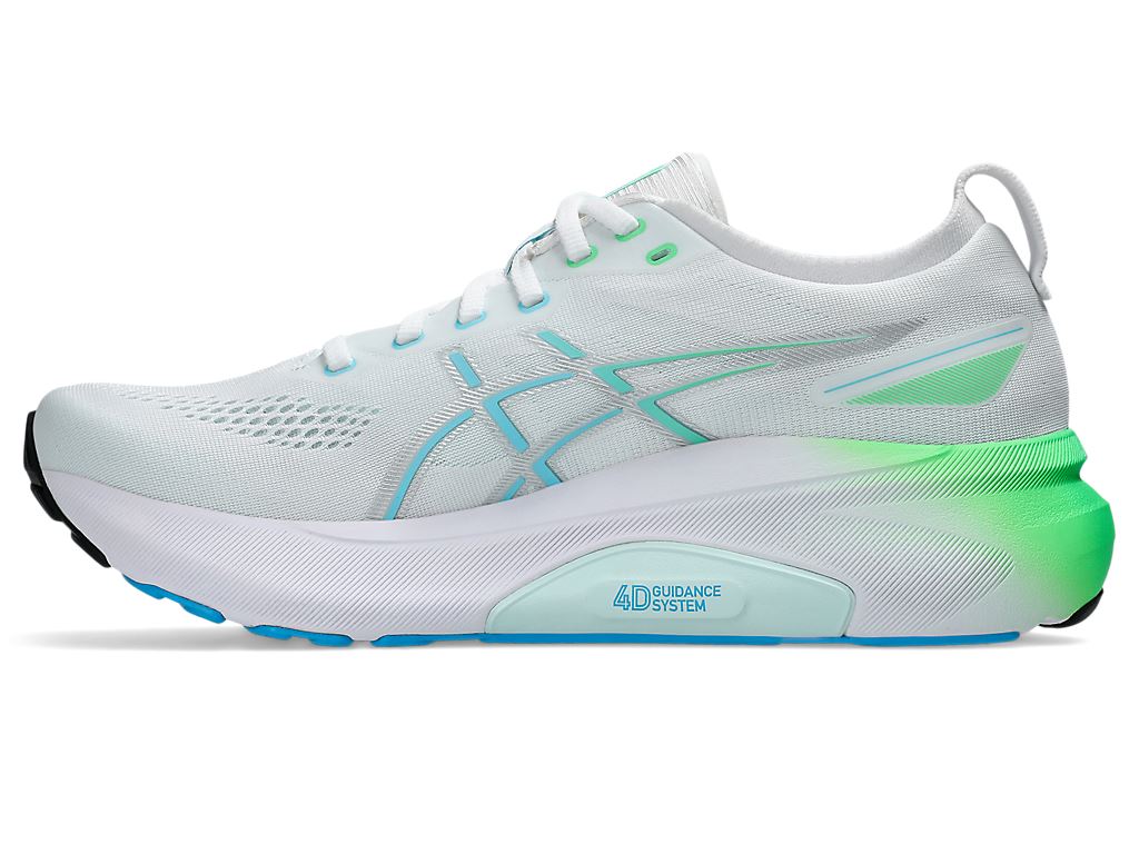 [秉宸] ASICS GEL-KAYANO 31 慢跑鞋 白x螢光 1011B867-100, , large