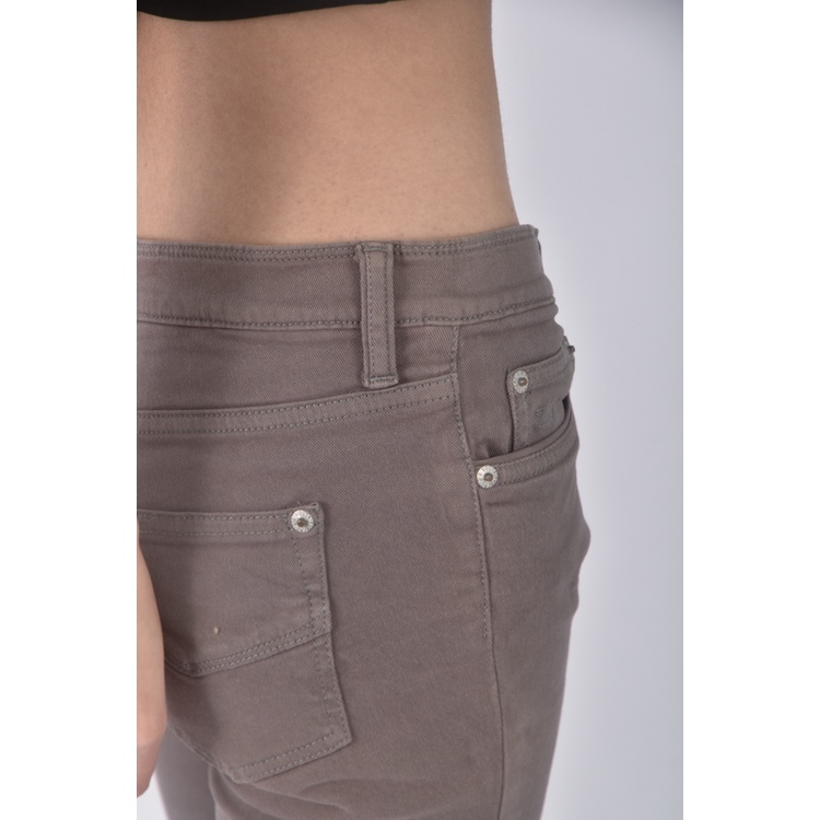 (L) zadig voltaire棉質緊身棕色長褲二手衣, , large