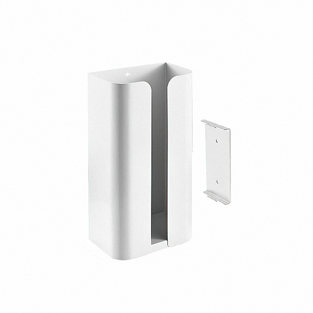 【上手家居】金屬壁掛面紙盒 黑色(面紙盒壁掛/衛生紙盒/衛生紙架/浴室面紙盒), , large