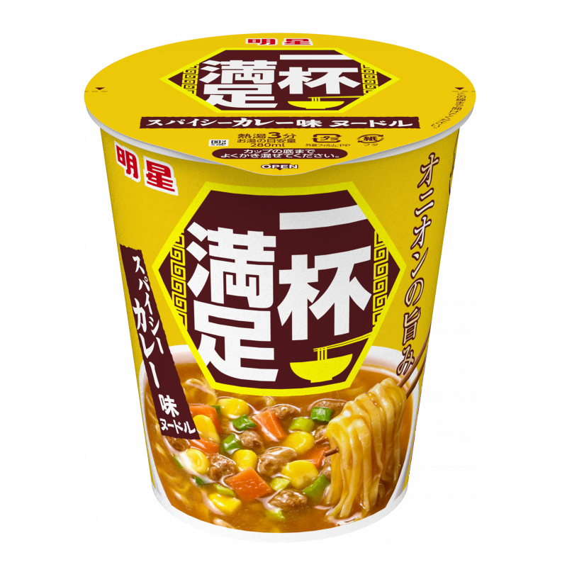 明星一杯滿足咖哩風味麵, , large