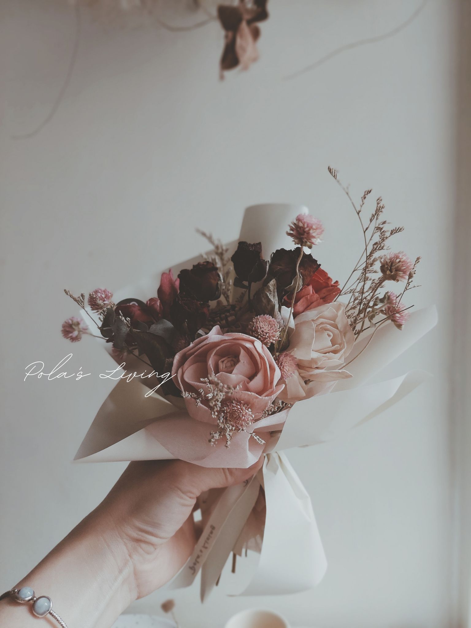 Dried flower bouquet, , large