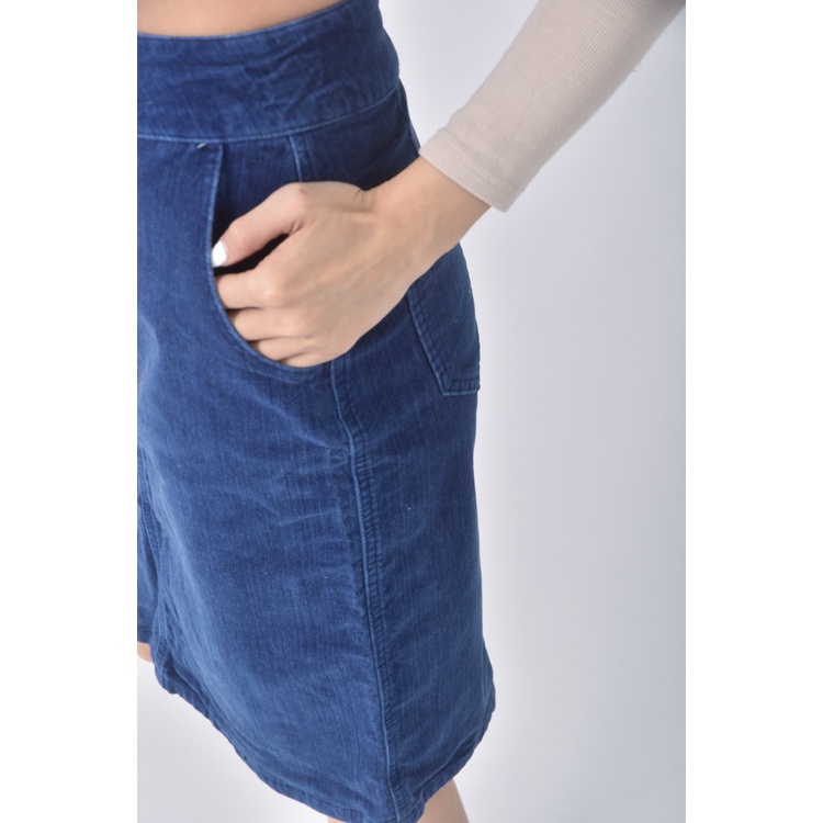 (S) majestic legon質感藍色短裙二手衣, , large