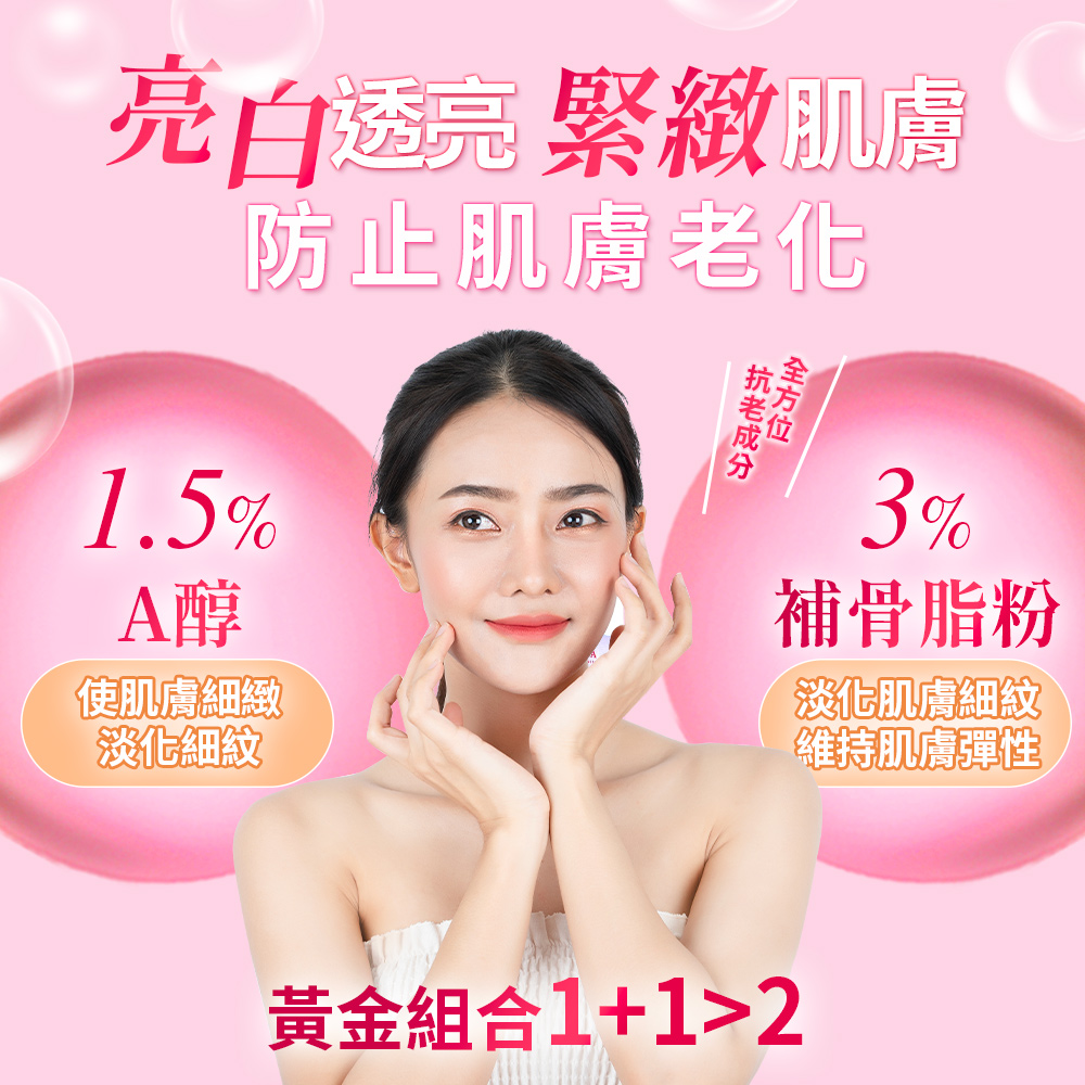 [裕馨]ALYSSANA 煥顏A醇緊緻透亮精華液 30ml(溫和不刺激/抗老保養/補骨脂粉/A醇1.5%), , large