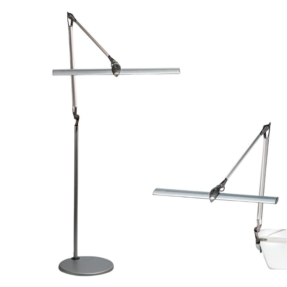 【 愛迪生 】Extra 可調光調色 LED 雙臂閱讀燈 檯燈 夾燈 落地燈 / 桌夾立桿底座款, , large