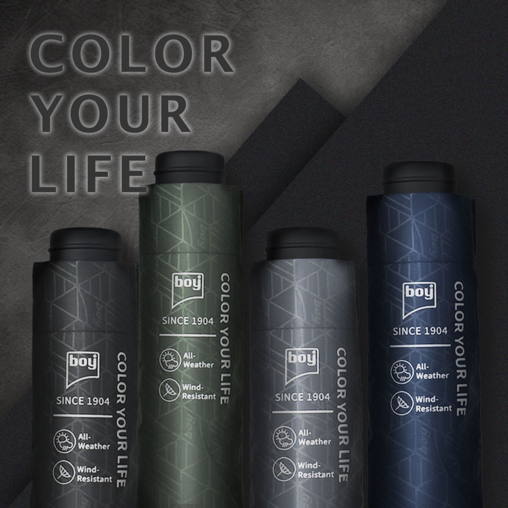 【boy】Tri-Fold Windproof Umbrella, , large