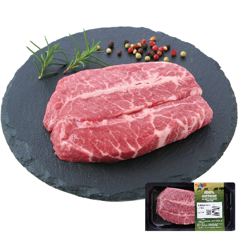 AUS Grain Fed Rib Eye Steak 200g, , large