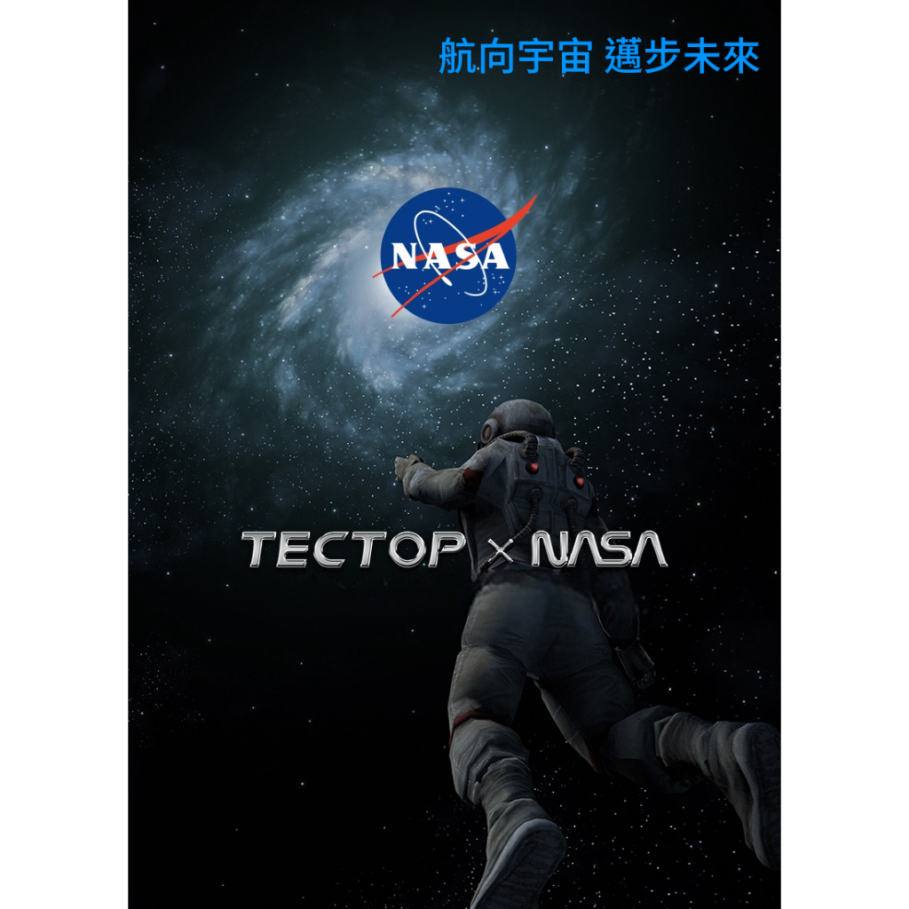 [TECTOP 探拓戶外]男款TECTOPxNASA聯名款防風防水兩件式外套(衝鋒衣) 市面唯一, , large