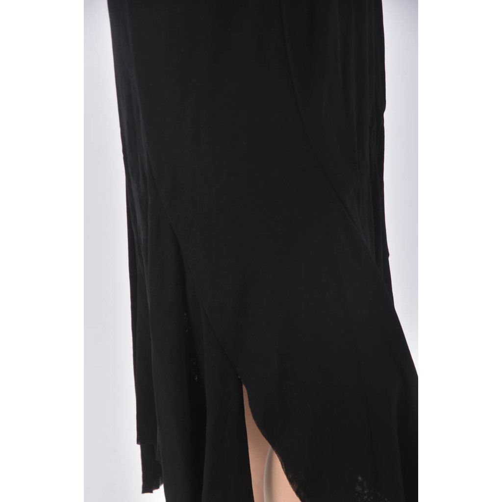 (S) t開叉黑色長裙二手衣, , large