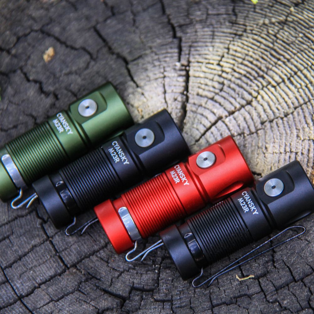 【錸特光電】CYANSKY M23R 高性能EDC手電筒 尾部磁吸(16340電池)