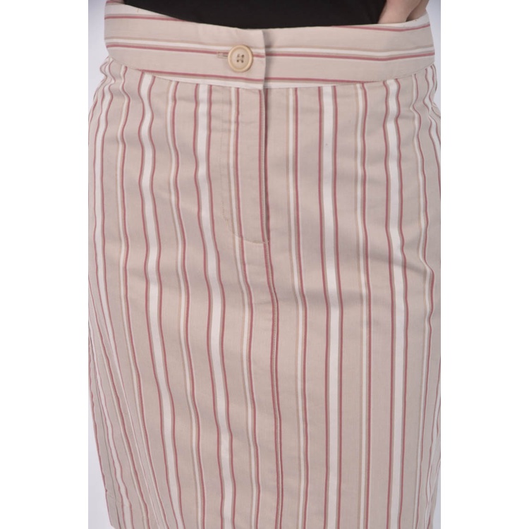 (M) netcity條紋杏色長裙二手衣, , large