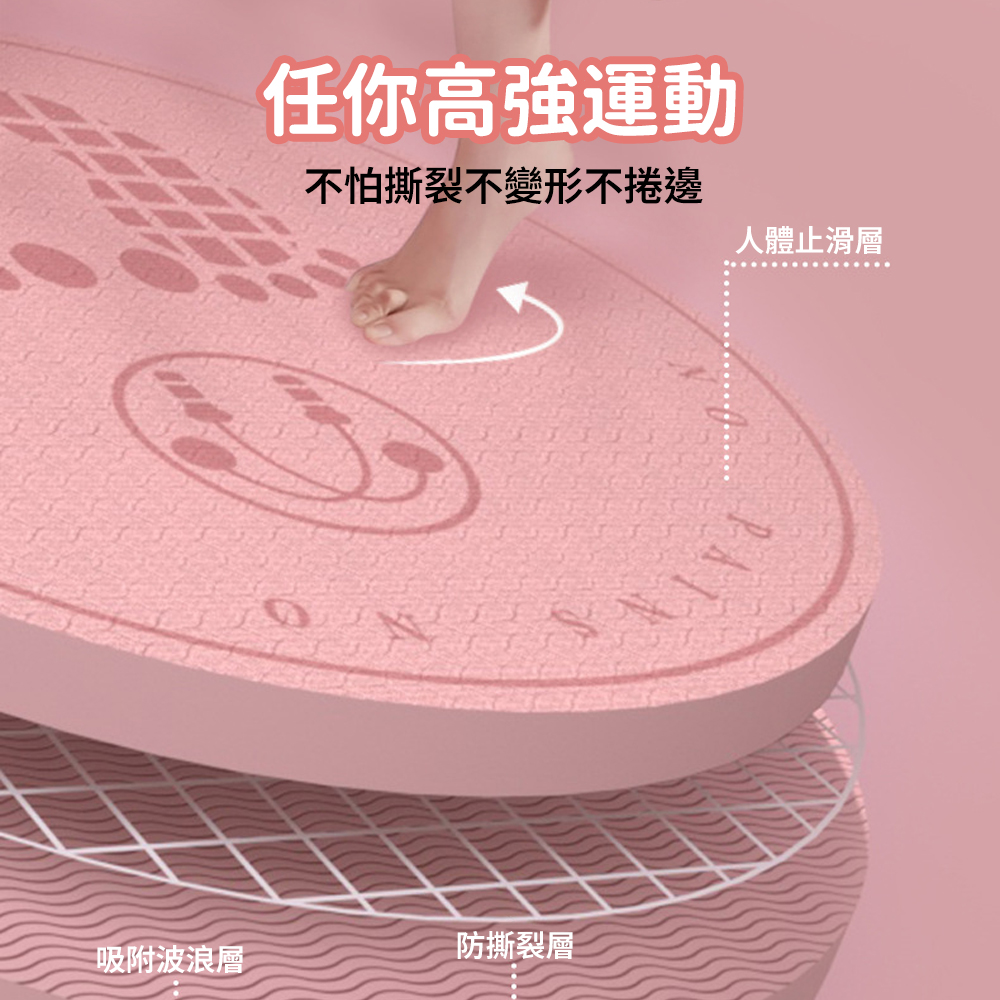【中歐】加厚20mm 圓形超慢跑跳繩墊, , large
