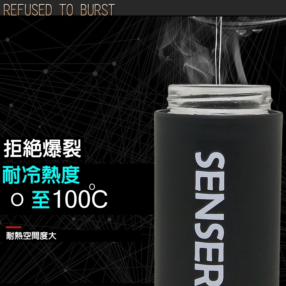 GS MALL 台灣製造 一入 樂活杯 400ml 泡茶杯 樂活杯 隨行杯 玻璃杯 沖泡杯 水杯 保溫壺, , large