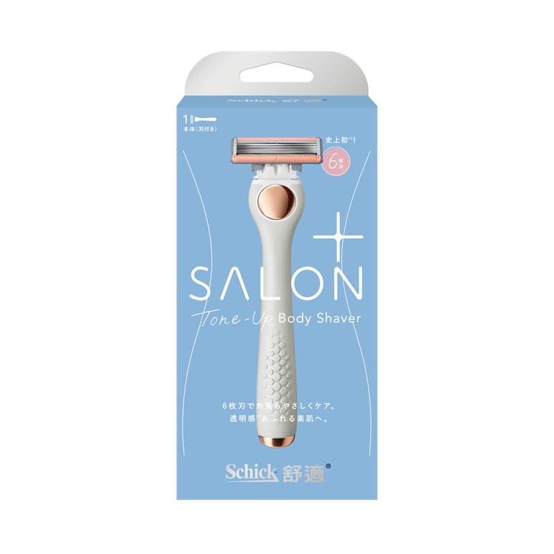 舒適舒綺 Salon+去角質亮膚除毛刀, , large