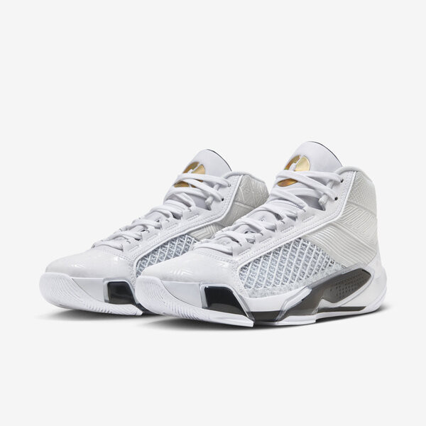[Kixpress] Nike Air Jordan XXXVIII FIBA PF 男 籃球鞋 運動 實戰 白金 [FN7482-100], , large