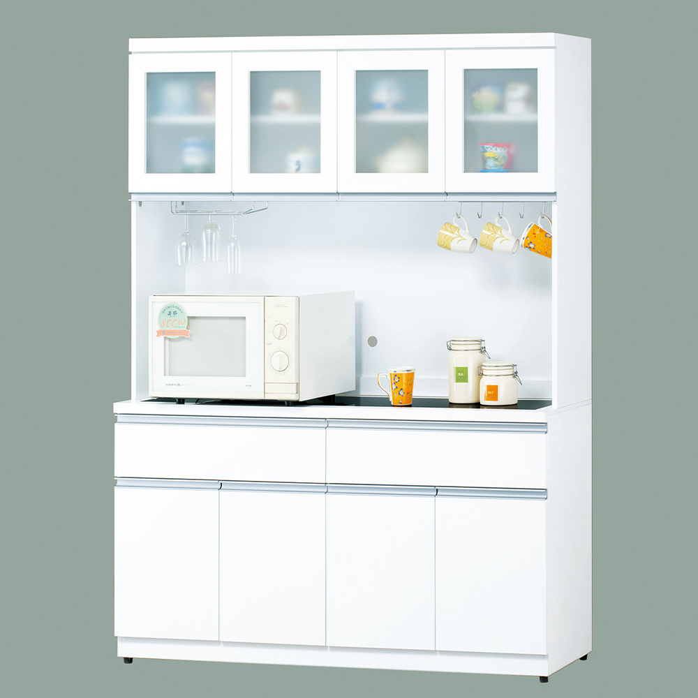 【唯熙傢俱】貝拉白色5尺餐櫥櫃, , large
