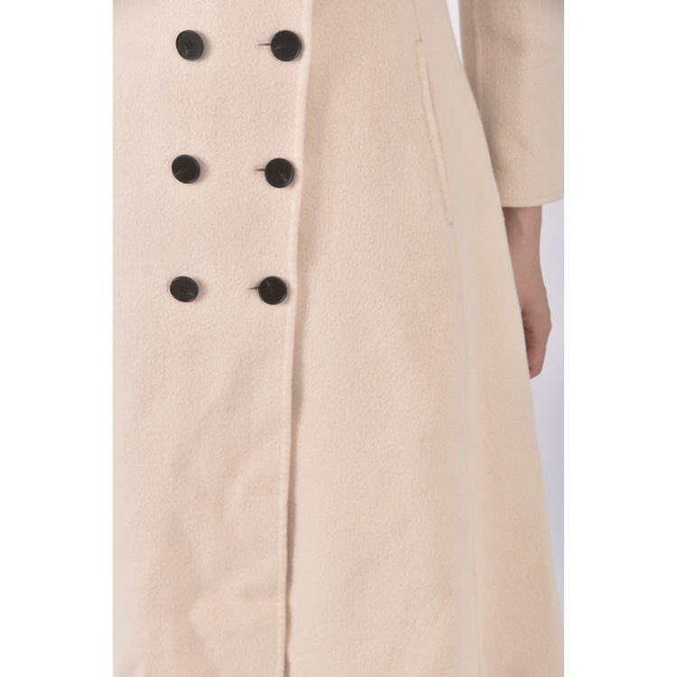 (S) sewing mama大衣杏色外套二手衣, , large