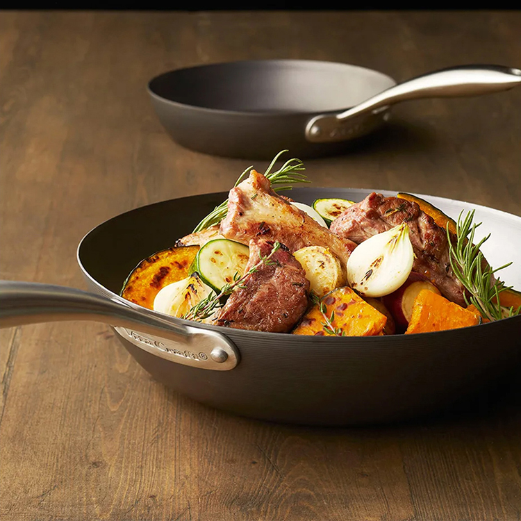 【vitacraft】Japan-Made Nitrided Iron Uncoated Single-Handle Frying Pan 28cm (Super Iron Series), , large