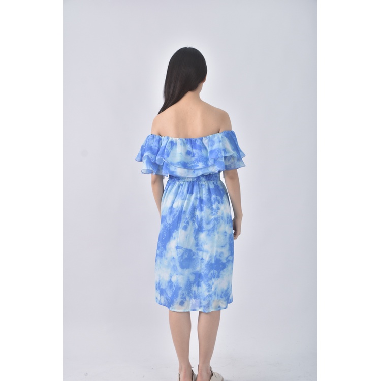 (S) shein渲染藍色洋裝二手衣, , large