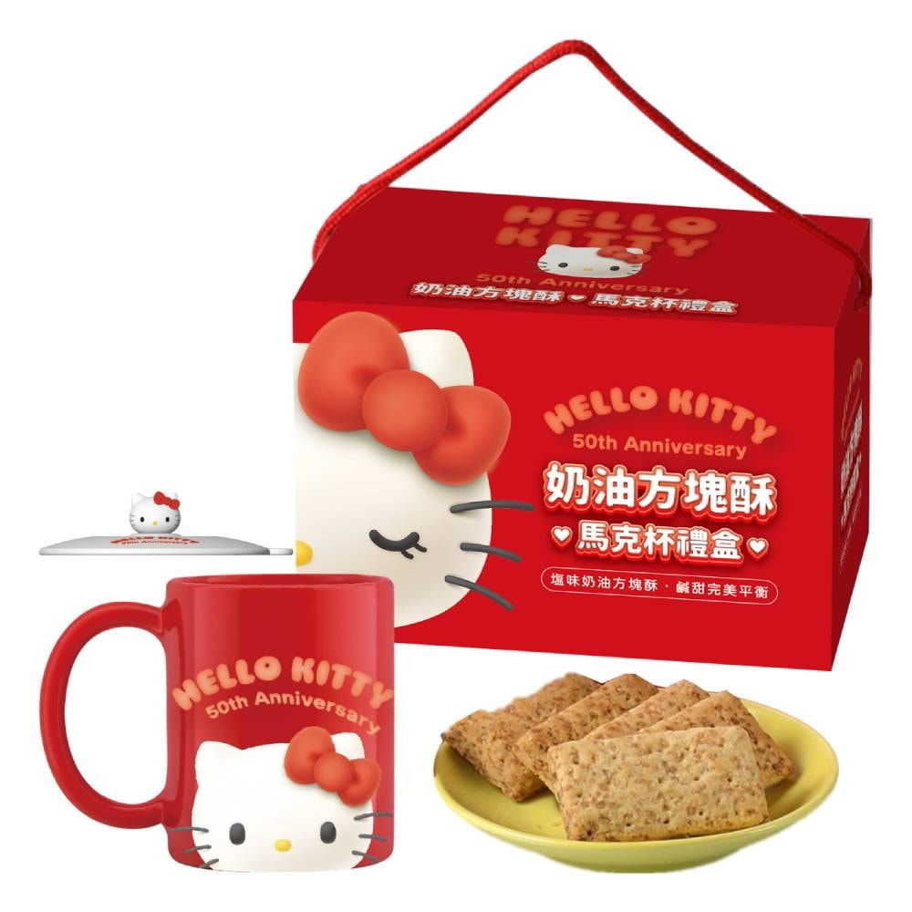 HelloKitty方塊酥X馬克杯禮盒, , large