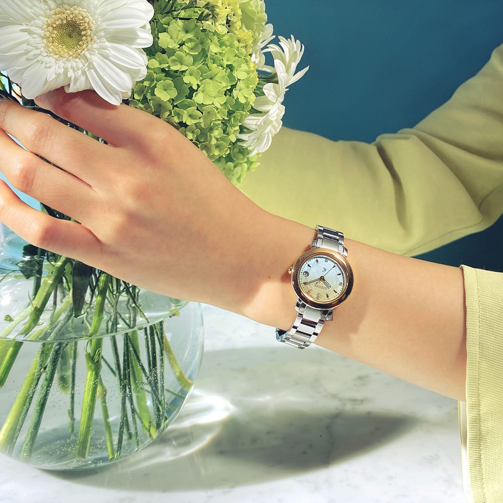 CITIZEN 星辰 XC 限量真鑽鈦金屬光動能電波女錶-27mm ES9446-54X, , large