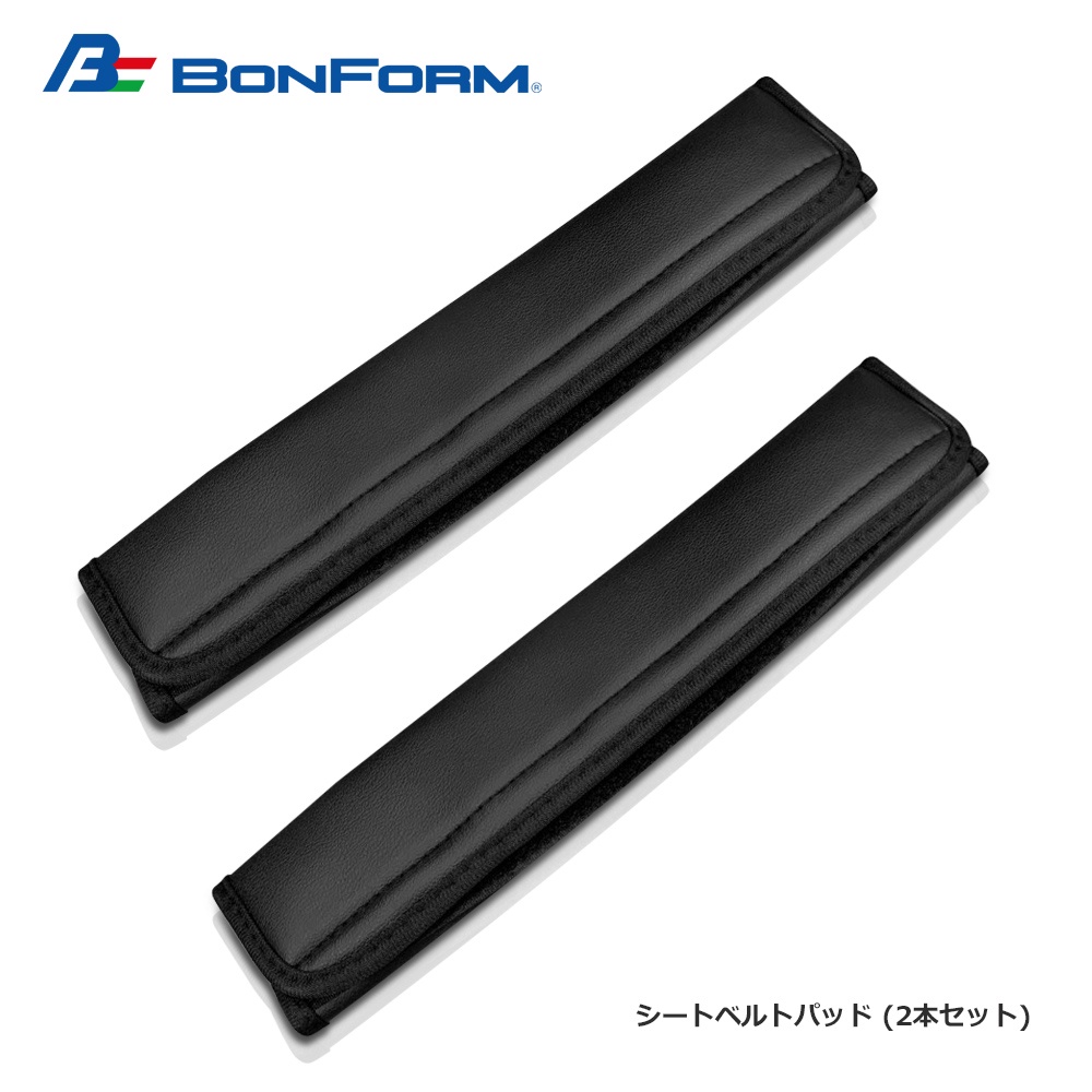 [威力車坊]日本【BONFORM】7443-26 時尚皮革安全帶護套, , large