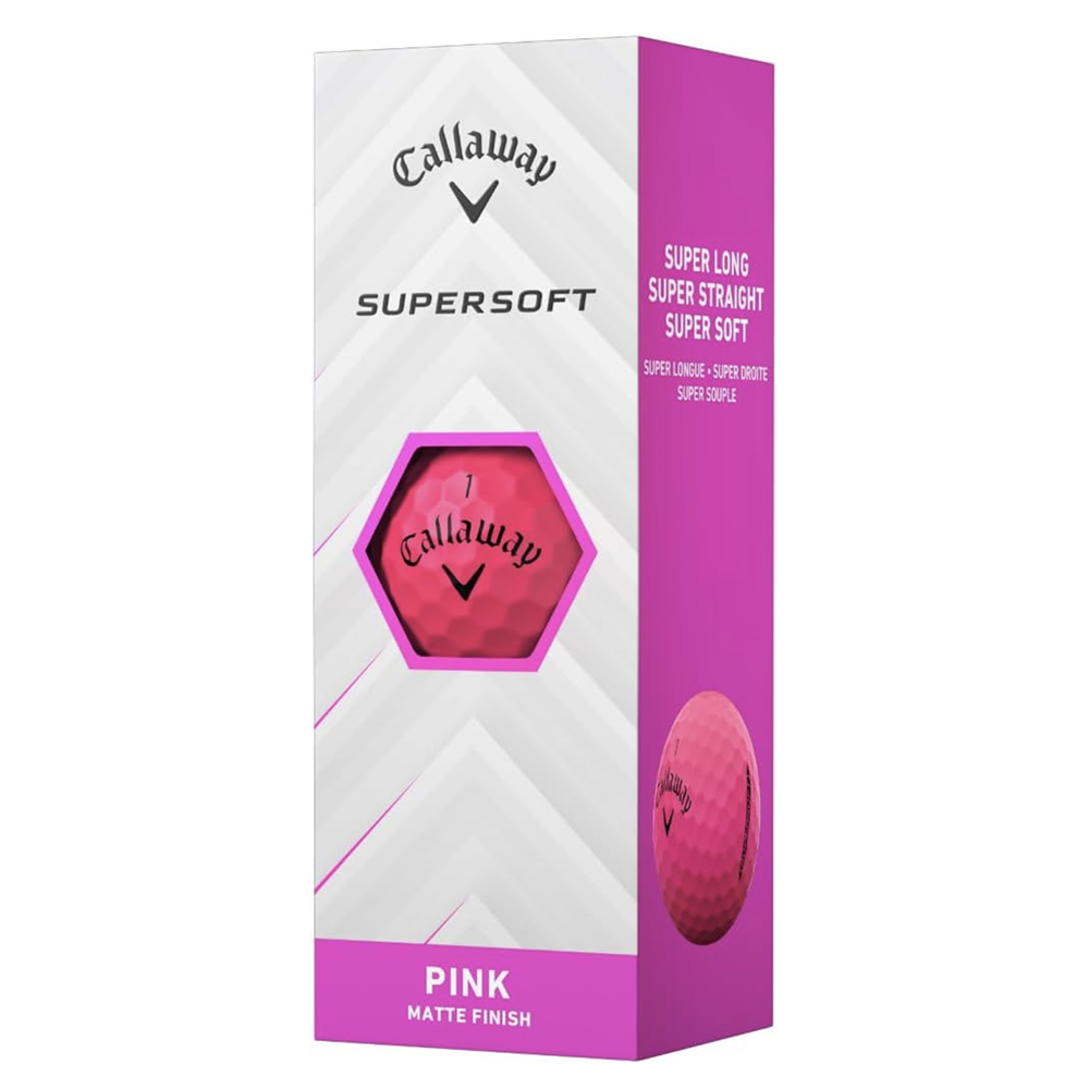 Callaway Golf Supersoft Golf Balls － PINK, , large